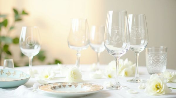 Personnaliser des verres gravés pour un mariage mémorable
